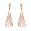 Show details for Trendy Rose Gold Plated Casual Dangle Earrings with No-Risk Refund