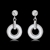 Picture of Classic Platinum Plated Dangle Earrings Direct from Factory