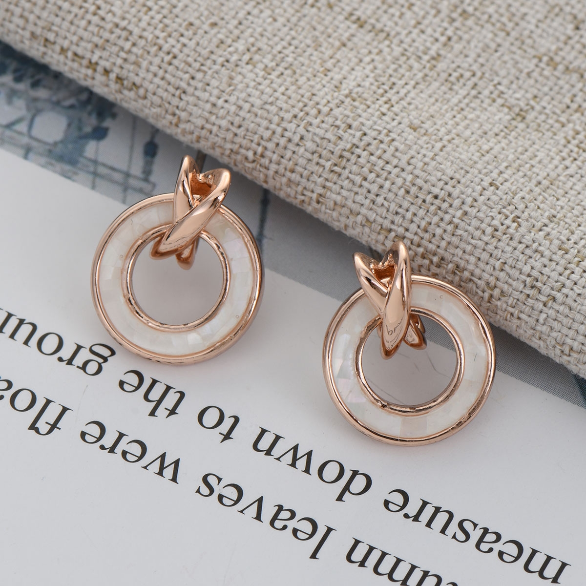 Bulk Rose Gold Plated Zinc Alloy Stud Earrings Exclusive Online