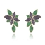 Show details for Irresistible Green Gold Plated Stud Earrings As a Gift
