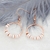 Picture of Popular Artificial Pearl Black Dangle Earrings