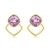 Picture of Copper or Brass Delicate Stud Earrings in Exclusive Design
