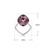 Picture of Copper or Brass Swarovski Element Stud Earrings Online Only