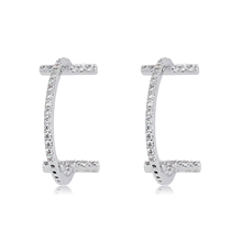 Show details for Good Quality Cubic Zirconia Delicate Stud Earrings