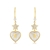 Picture of Need-Now White Copper or Brass Dangle Earrings from Editor Picks