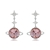 Picture of Hot Selling Purple Swarovski Element Dangle Earrings from Top Designer