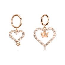 Show details for Casual Rose Gold Plated Dangle Earrings with Speedy Delivery