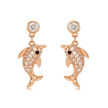 Show details for Fancy Casual Cubic Zirconia Dangle Earrings