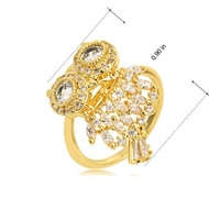 Picture of Top Animal Gold Plated Adjustable Ring