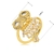 Picture of Top Animal Gold Plated Adjustable Ring