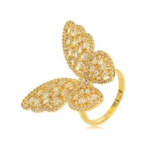 Show details for Buy Gold Plated Copper or Brass Adjustable Ring with Low Cost