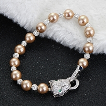 Show details for Low Cost Platinum Plated Cubic Zirconia Fashion Bracelet with Low Cost