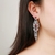 Picture of Sparkly Big Cubic Zirconia Dangle Earrings