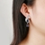 Picture of Low Price Platinum Plated Cubic Zirconia Dangle Earrings from Trust-worthy Supplier
