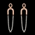 Picture of Dubai Zinc Alloy Dangle Earrings with Beautiful Craftmanship