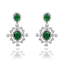 Show details for Unusual Big Cubic Zirconia Dangle Earrings