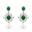 Show details for Unusual Big Cubic Zirconia Dangle Earrings