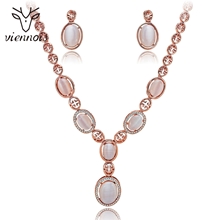 Show details for Buy Zinc-Alloy Opal (Imitation) 2 Pieces Jewelry Sets