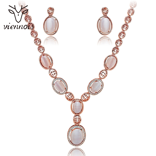 Picture of Buy Zinc-Alloy Opal (Imitation) 2 Pieces Jewelry Sets
