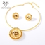 Show details for Staple Big Artificial Crystal Necklace and Earring Set