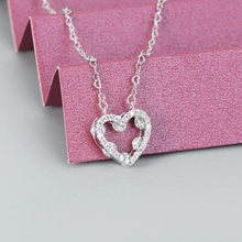 Show details for Good Cubic Zirconia Love & Heart Pendant Necklace
