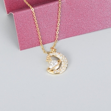 Show details for Delicate White Pendant Necklace for Ladies