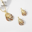 Show details for Wholesale Gold Plated Dubai Necklace and Earring Set with No-Risk Return
