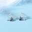 Show details for Trendy Platinum Plated Swarovski Element  Stud Earrings Shopping