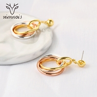 Picture of Irresistible Multi-tone Plated Dubai Dangle Earrings For Your Occasions