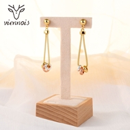 Picture of Filigree Medium Gold Plated Dangle Earrings