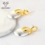 Show details for Zinc Alloy Multi-tone Plated Dangle Earrings in Exclusive Design