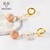 Picture of Sparkly Dubai Gold Plated Dangle Earrings