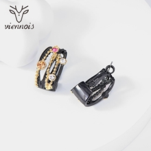 Show details for Great Artificial Crystal Zinc Alloy Stud Earrings