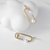 Picture of Bling Medium Copper or Brass Dangle Earrings