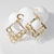 Picture of Top Medium Gold Plated Dangle Earrings