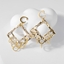 Show details for Top Medium Gold Plated Dangle Earrings