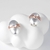 Picture of Trendy Platinum Plated Dubai Stud Earrings with No-Risk Refund