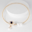 Show details for Copper or Brass Medium Collar Necklace from Certified Factory