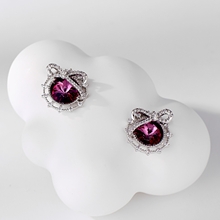 Show details for Copper or Brass Platinum Plated Stud Earrings Online Only