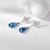 Picture of Eye-Catching Blue Swarovski Element Dangle Earrings with Member Discount