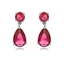 Show details for Purchase Platinum Plated Copper or Brass Dangle Earrings with Wow Elements