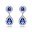 Show details for Designer Platinum Plated Medium Dangle Earrings with Easy Return