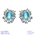 Picture of Origninal Medium Blue Stud Earrings