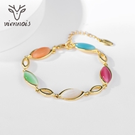 Picture of Attractive White Opal Fashion Bracelet For Your Occasions