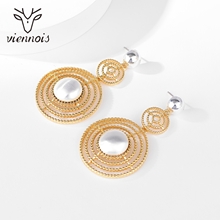 Show details for Attractive Gold Plated Dubai Dangle Earrings For Your Occasions