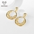 Picture of Featured Gold Plated Big Dangle Earrings with Full Guarantee