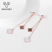 Show details for Most Popular Artificial Crystal Rose Gold Plated Dangle Earrings