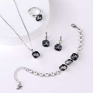 Show details for Fashion Platinum Plated Jewelry Set Exclusive Online
