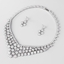 Show details for Charming White Luxury 2 Piece Jewelry Set As a Gift