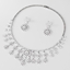 Show details for Copper or Brass Platinum Plated 2 Piece Jewelry Set with Full Guarantee